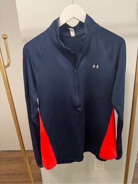 Under Armour Navy Blue ColdGear Pullover